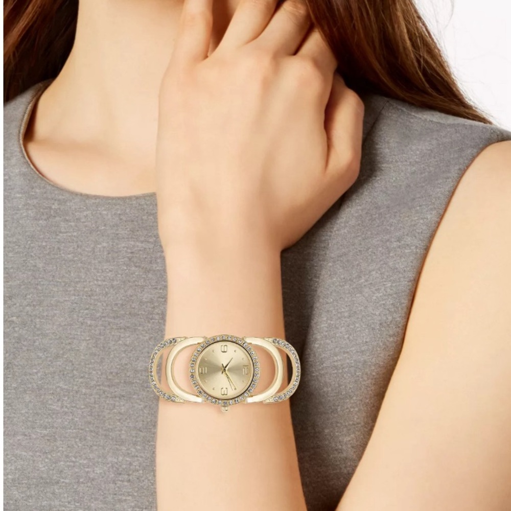 Charter Club Gold Tone Watch